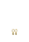 Pilgrim Chayenne Crystal Hoop Earrings, Gold