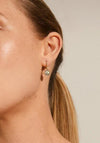 Pilgrim Clementine Crystal Drop Earrings, Gold