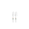 Pilgrim Cloud Semi-Precious Stone Drop Earrings, Silver Multi