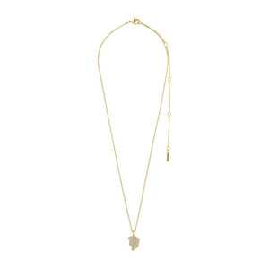 Pilgrim Connect CZ Pendant Necklace, Gold