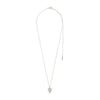 Pilgrim Connect CZ Pendant Necklace, Silver