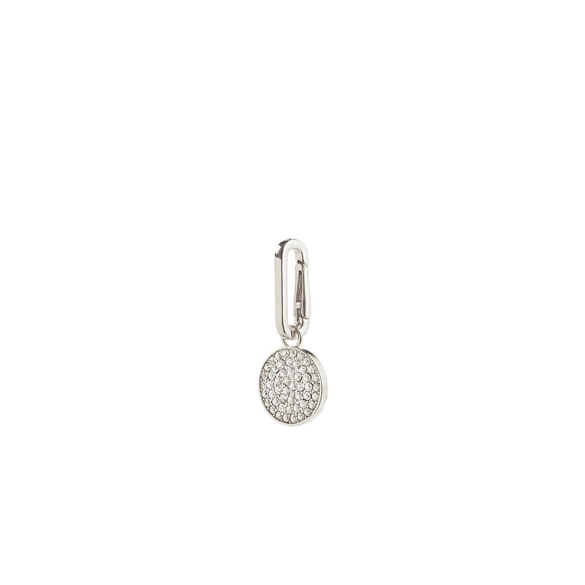 Charm  crystal coin pendant