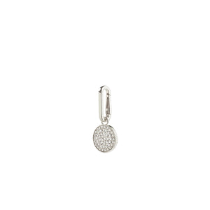 Charm  crystal coin pendant