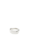 Pilgrim Daisy Adjustable Chunky Ring, Silver