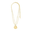 Pilgrim Dawn Double Layer Necklace, Gold