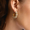 Pilgrim Delphine Earrings, Gold