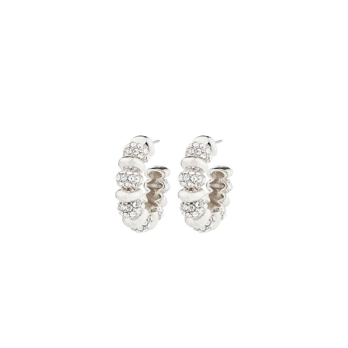 Pilgrim Delphine Earrings, Silver