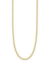 Pilgrim Dominique Square Snake Chain Necklace, Gold