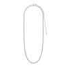 Pilgrim Dominique Square Snake Chain Necklace, Silver