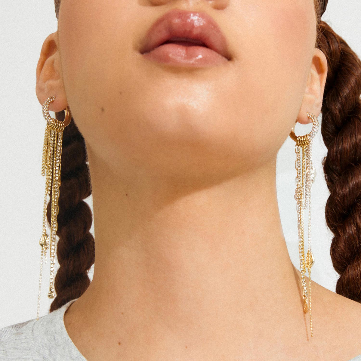 Pilgrim Drue Earrings, Gold