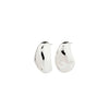 Pilgrim Dune Chunky Earrings, Silver