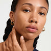 Pilgrim Dune Hoop Earrings, Gold