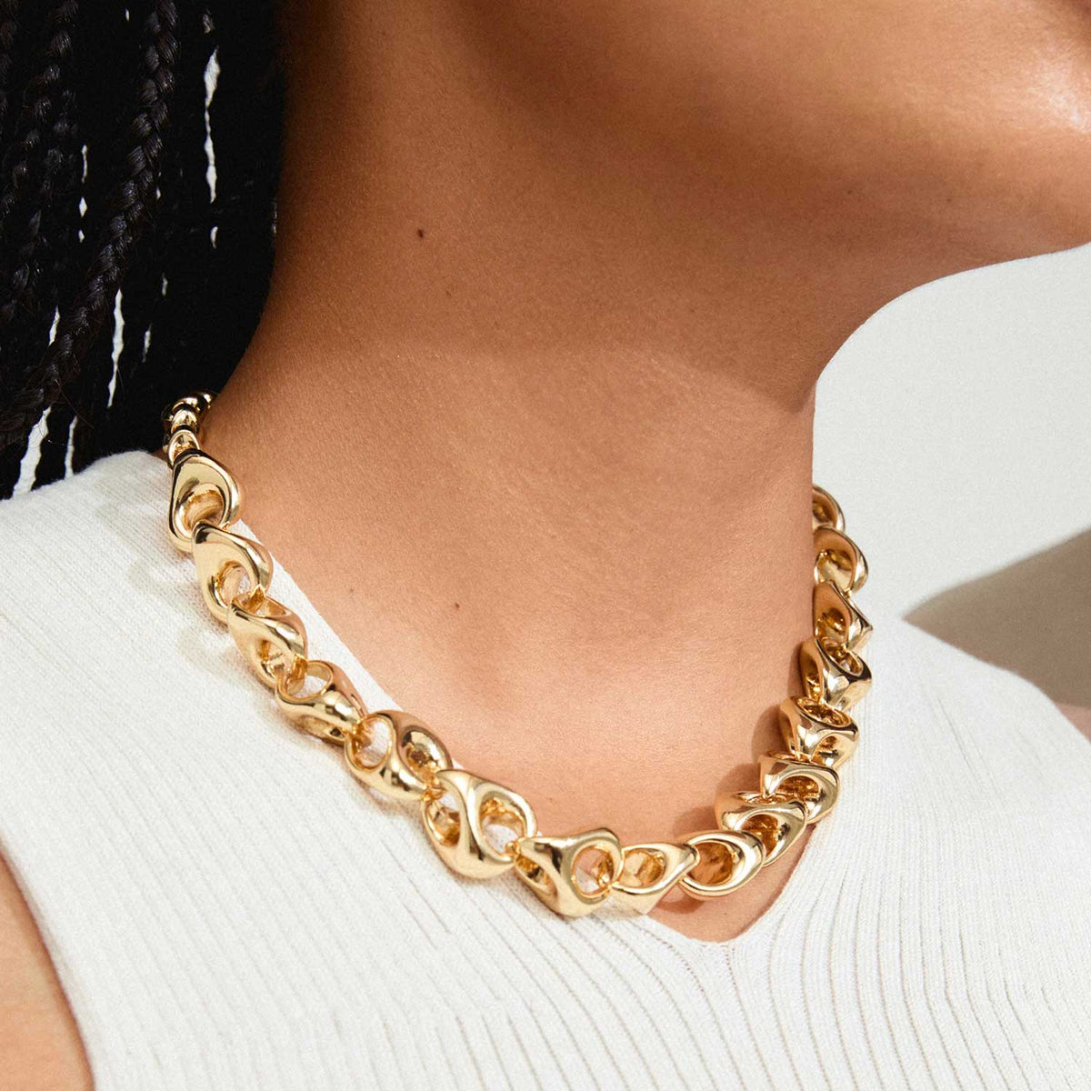 Pilgrim Dune Necklace, Gold