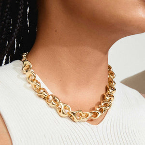 Pilgrim Dune Necklace, Gold