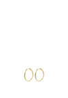 Pilgrim Eanna Large Hoops, Gold
