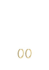 Pilgrim Ebna Crystal Hoops, Gold