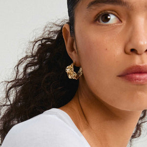 Pilgrim Eclipse Earrings, Gold