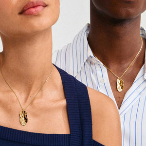 Pilgrim Eclipse Necklace, Gold