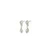 Pilgrim Eliyah Earrings, Silver