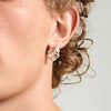 Pilgrim Elliot Earrings, Silver