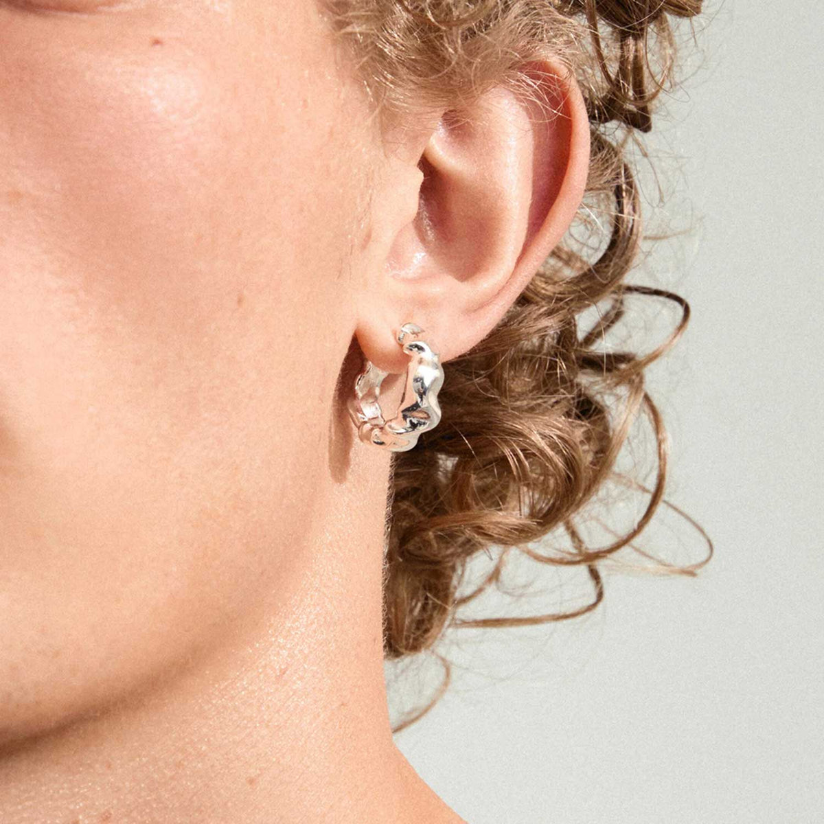 Pilgrim Elliot Earrings, Silver