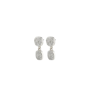 Pilgrim Ember Drop Earrings, Silver