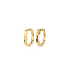 Pilgrim Ember Hoop Earrings, Gold