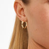 Pilgrim Ember Hoop Earrings, Gold