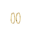 Pilgrim Ember Large Hoop Earrings, Gold