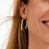 Pilgrim Ember Large Hoop Earrings, Gold