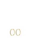 Pilgrim Ebna Maxi Crystal Hoops, Gold