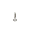 Charm eye pendant silver plated