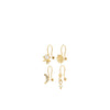 Pilgrim Evon Set of 4 Ear Cuffs, Gold