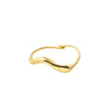 Pilgrim Evon Double Adjustable Ring, Gold