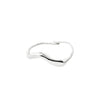 Pilgrim Evon Double Adjustable Ring, Silver