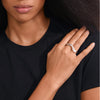 Pilgrim Evon Double Adjustable Ring, Silver