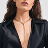 Pilgrim Feel Cable Chain Necklace, Gold