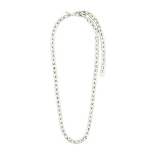 Pilgrim Feel Cable Chain Necklace, Silver