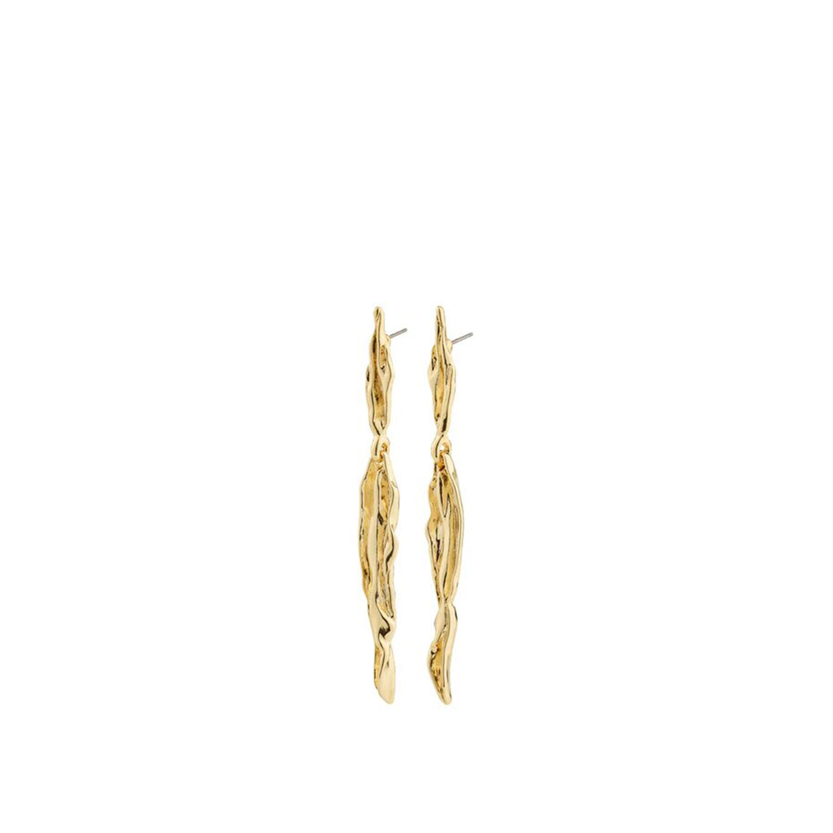 Pilgrim Feel Drop Earrings, Gold
