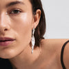 Pilgrim Feel Drop Earrings, Silver