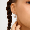 Pilgrim Fenix Earrings, Silver