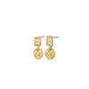 Pilgrim Fire Earrings, Gold