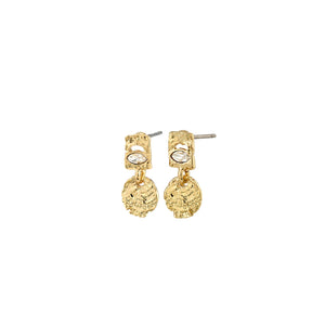 Pilgrim Fire Earrings, Gold