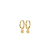 Pilgrim Fire Hoop Earrings, Gold