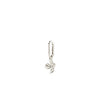 charm flower pendant silver