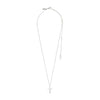 Pilgrim Flynn Cross Necklace, Silver