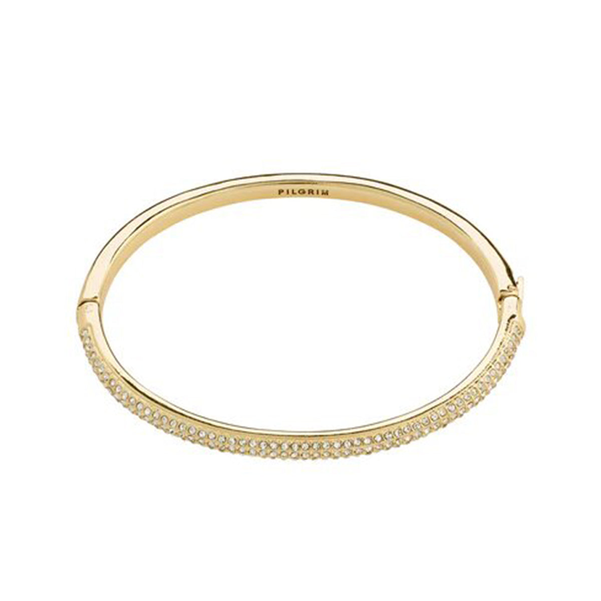 Pilgrim Focus CZ Bangle, Gold