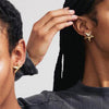 Pilgrim Force Starfish Earrings, Gold