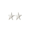 Pilgrim Force Starfish Earrings, Silver