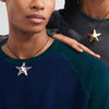 Pilgrim Force Starfish Necklace, Silver